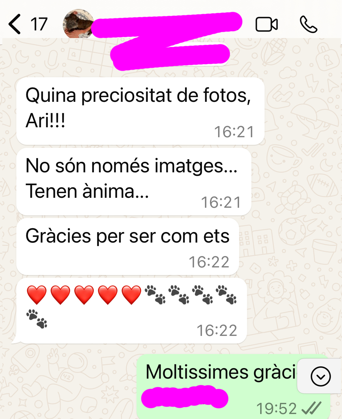 Testimoni Gloria-tenen anima